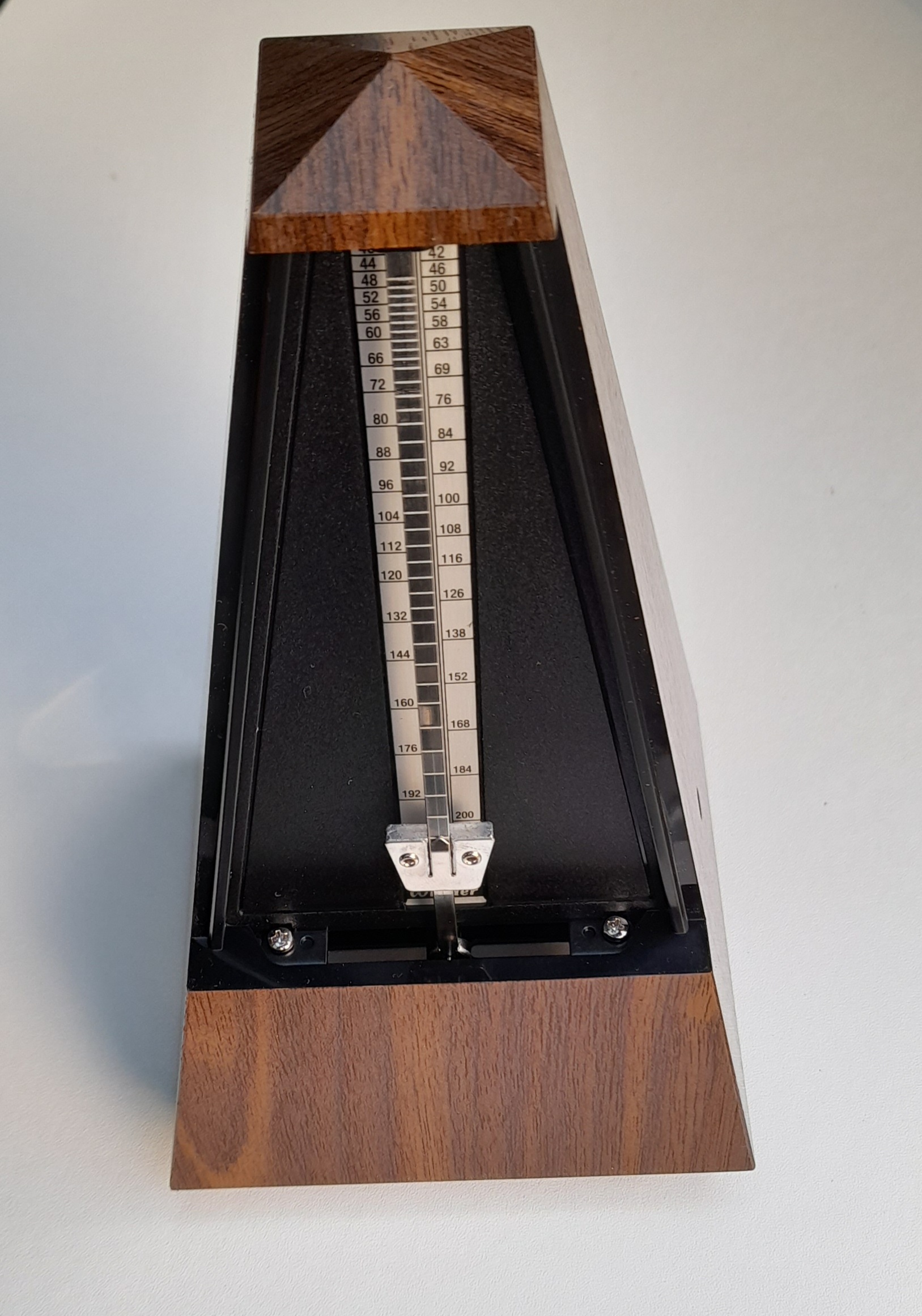 Wittner Metronome, Walnut Finish